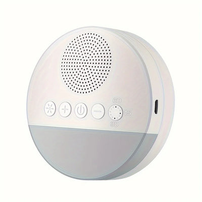 Baby White Noise Sound Machine | USB Rechargeable Sleep Player with Night Light | Can Mama