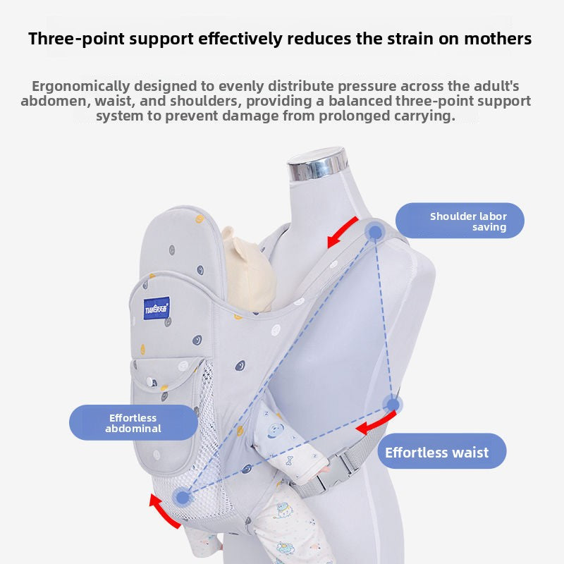 Traditional Old-Fashioned Baby Carrier Wrap with Soft Cotton Fabric | Can Mama