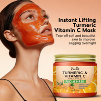Turmeric Vitamin C Lifting Face Mask by Can Mama – Firm, Brighten & Rejuvenate Skin