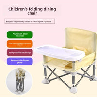 Foldable Portable Baby High Chair with 3-Point Safety Belt | Can Mama