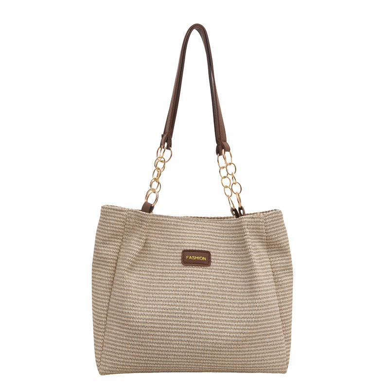 Casual Shoulder Tote Bag for Moms | Everyday Lightweight Mama Handbag | Can Mama