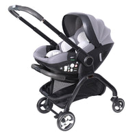 Kidilo 3-in-1 Reversible Baby Stroller with Carry Basket & Adjustable Canopy | Can Mama