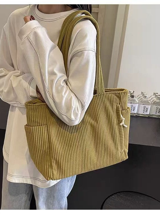 Corduroy Tote Bags in Luggage & Bag
