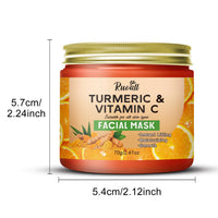 Turmeric Vitamin C Lifting Face Mask by Can Mama – Firm, Brighten & Rejuvenate Skin