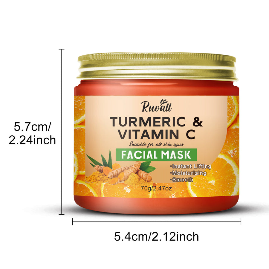 Turmeric Vitamin C Lifting Face Mask by Can Mama – Firm, Brighten & Rejuvenate Skin