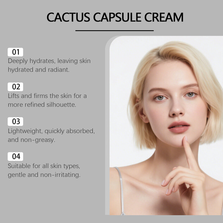 Cactus Dual Capsule Pore Cream by Can Mama – Minimize Pores, Cool & Refine Skin