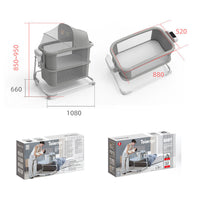 Baby Electric Rocking Bed  Auto-Swing Soothing Cradle