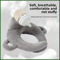 Newborn Breastfeeding Pillow with Bottle Holder