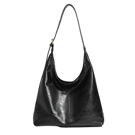 Soft Leather Retro Tote Bag Shoulder Handbag