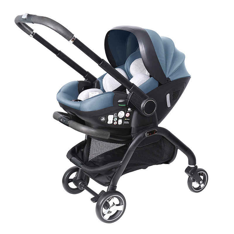 Kidilo 3-in-1 Reversible Baby Stroller with Carry Basket & Adjustable Canopy | Can Mama