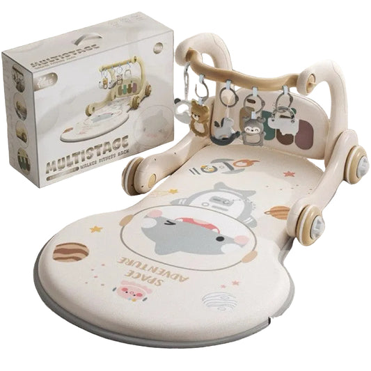 Baby Fitness Activity Stand | Newborn Sensory Development Gym | Interactive Play Center | Can Mama