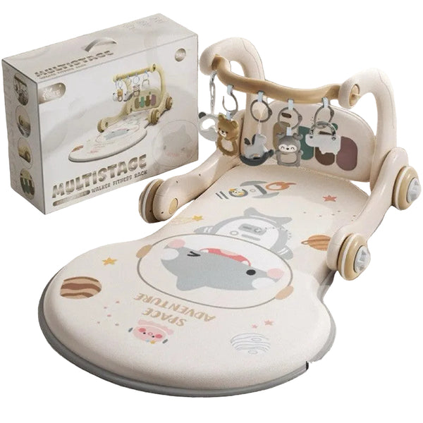 Baby Fitness Activity Stand | Newborn Sensory Development Gym | Interactive Play Center | Can Mama
