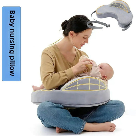 Infant Nursing Pillow with Memory Foam | Breastfeeding & Bottle Feeding Support | Can Mama