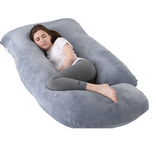 Pregnancy Pillow for Sleeping J-Shaped Maternity Pillow