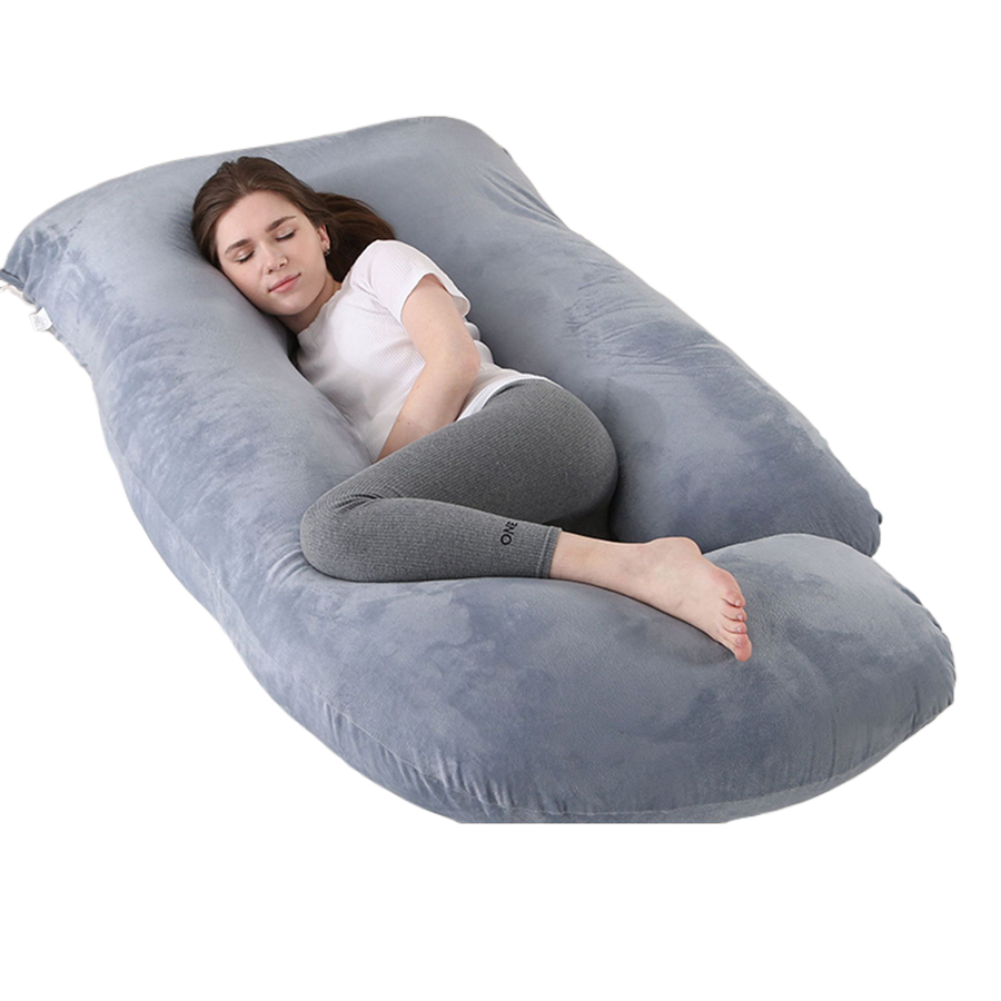 Pregnancy Pillow for Sleeping J-Shaped Maternity Pillow