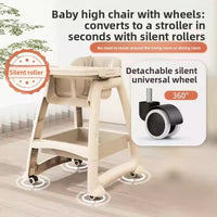 Adjustable Baby Dining Chair | Safe High Chair with Safety Belt | Can Mama
