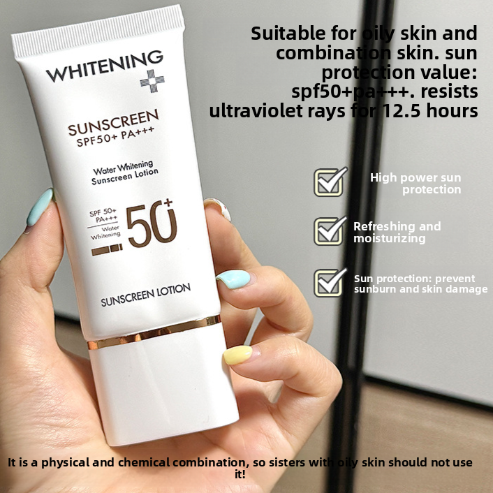 SPF50+ Whitening Sunscreen Lotion by Can Mama – Protect, Brighten & Hydrate Skin
