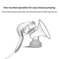 Manual Breast Pump Soft Silicone Comfortable