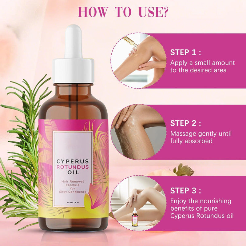 Moisturizing Hair Removal Essence Oil by Can Mama – Remove Hair & Nourish Skin Naturally