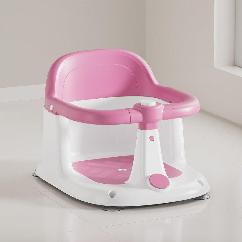 Anti-Slip Baby Bath Seat with Backrest Support & Safety Suction Base | Can Mama