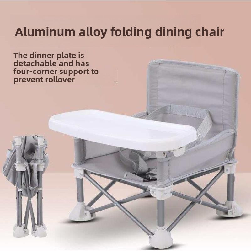 Foldable Portable Baby High Chair with 3-Point Safety Belt | Can Mama