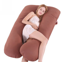 U-Shaped Pregnancy Pillow | Soft Nursing & Side Sleeping Support | Can Mama