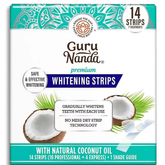 Coconut Oil Teeth Whitening Strips by Can Mama – Remove Stains & Whiten at Home