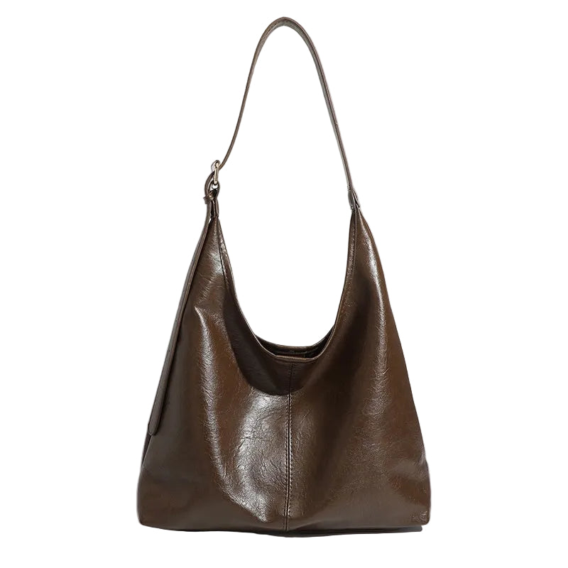 Soft Leather Retro Tote Bag Shoulder Handbag