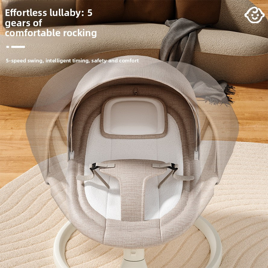 App-Controlled Baby Electric Rocking Chair with Vibration & Reclining Seat | Can Mama