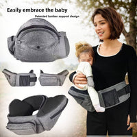 Multifunctional Baby Waist Carrier with Hip Seat & Adjustable Straps | Can Mama