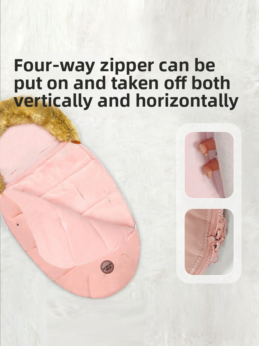 Footmuff Baby Stroller Sleeping Bag with Full-Body Warmth | Can Mama