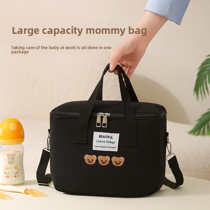 Canvas Insulated Mother Baby Bag