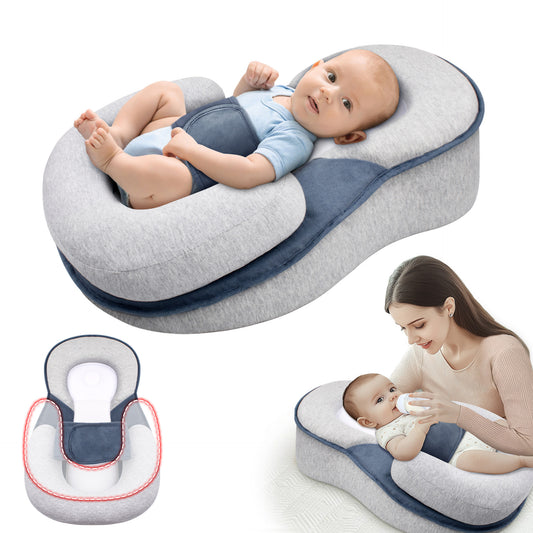 Baby Anti-Spit-Up Slope Mat | Newborn Reflux Support Wedge | Safe Inclined Sleep Positioner | Can Mama