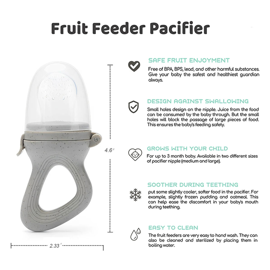 Baby Fruit Feeder Pacifier Silicone Mesh Nipple