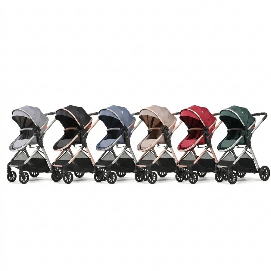 3-in-1 Multifunctional Baby Stroller | Foldable Sit & Lie Down with Mom Bag | Can Mama