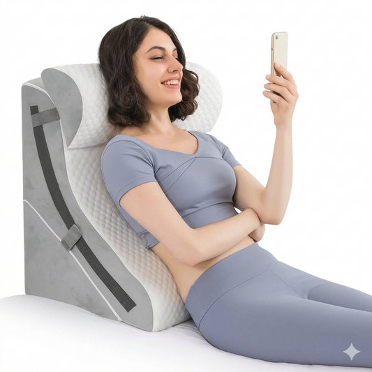 3-in-1 Memory Foam Wedge Pillow Set