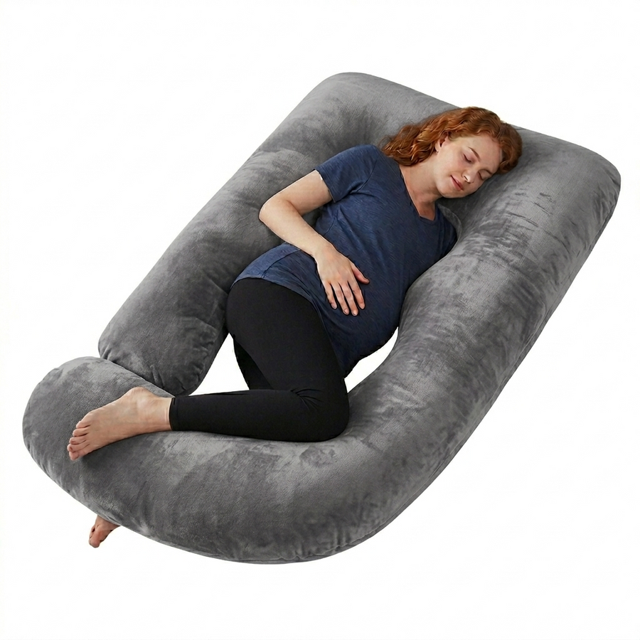 Pregnancy Pillow G-Shaped Detachable Maternity Pillow | Adjustable Pregnancy Support | Can Mama
