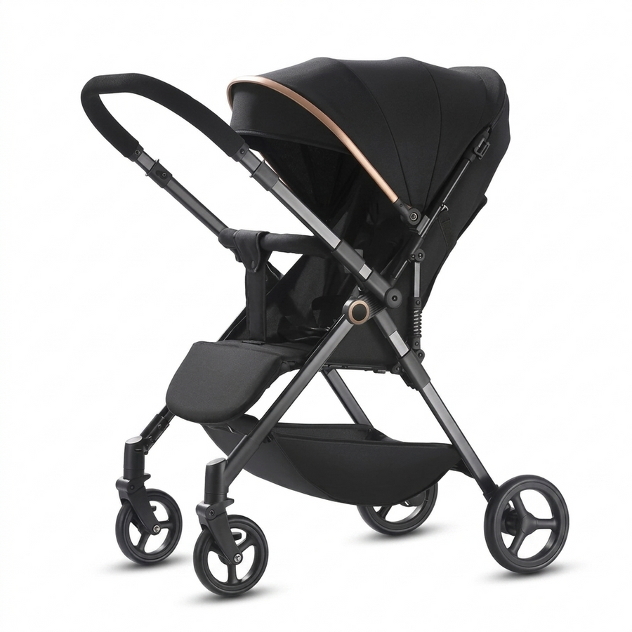 Lightweight Foldable Two-Way Baby Stroller