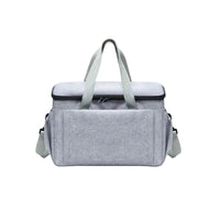 Stroller Hanging Organizer Bag for Moms | Large Capacity Mama Pram Diaper Bag with Bottle Holder | Can Mama