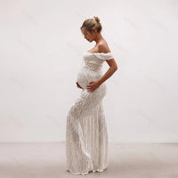 Studio Maternity Photography Gown for Moms | Professional Mama Pregnancy Photoshoot Dress | Can Mama
