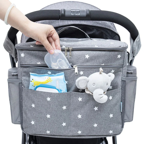 Baby Stroller Diaper Bag Backpack for Moms | Large Capacity Mama Maternity Wet Nappy Organizer | Can Mama