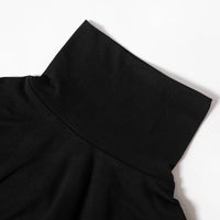 Elegant High Neck Maternity Dress for Moms | Baby Shower Long Sleeve Mama Photoshoot Dress | Can Mama