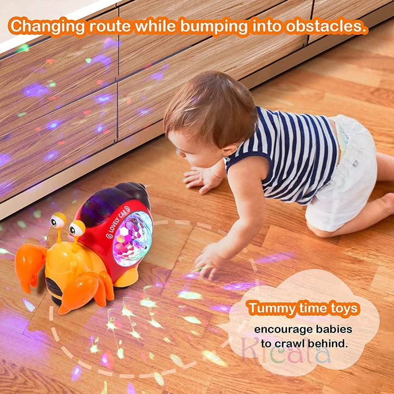 Dancing Crawling Crab Baby Toy