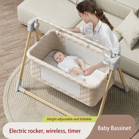 Baby Electric Rocking Cradle Crib