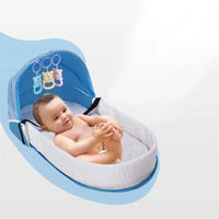 Portable Baby Bed | Foldable Travel Crib Newborn Bassinet