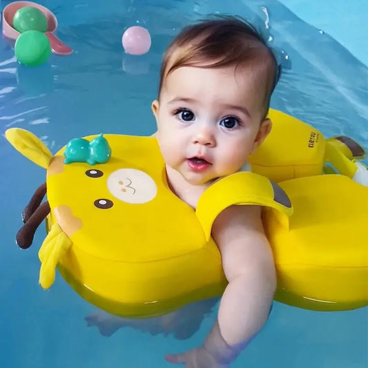 Non-Inflatable Infant Swim Ring | Safe Buoyant Pool Float for Toddlers 6-36 Months | CanMama