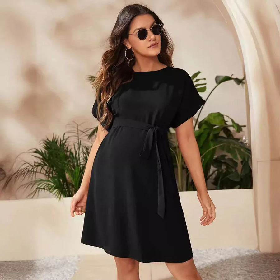 Comfortable Casual Maternity Dress for Moms | Everyday Mama Pregnancy Wear | Can Mama