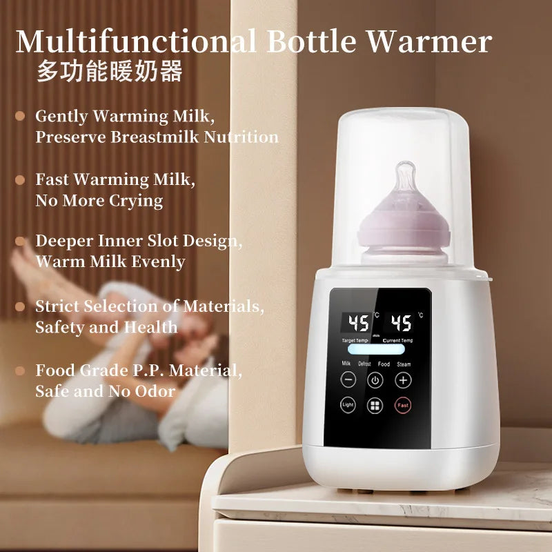 Baby Bottle Warmer & Sterilizer 6-in-1