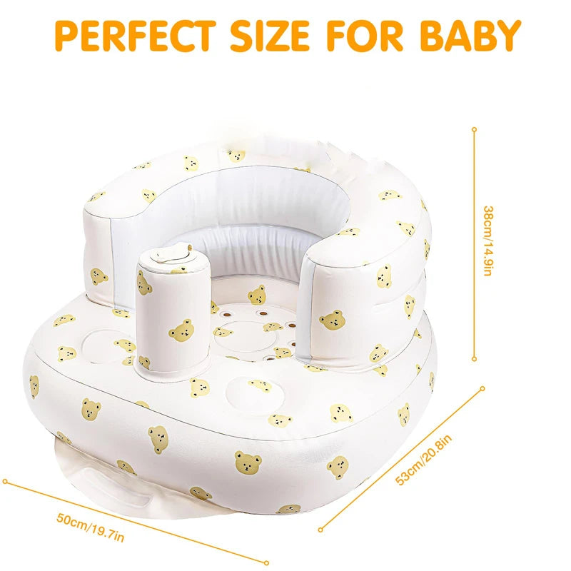 Inflatable Baby Seat  Built-in Air Pump |