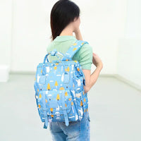 Waterproof Nappy Bag Backpack for Moms | Mama Mummy Maternity Outdoor Travel Handbag | Can Mama